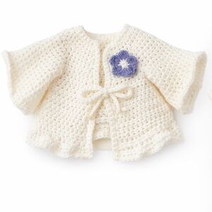 Handmade Crochet Baby Cardigan